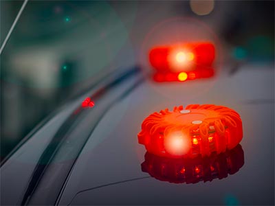 Blinklykt med magnet