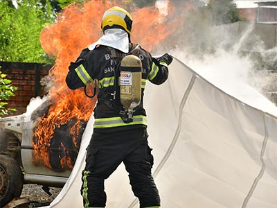 Brannteppe for elbil