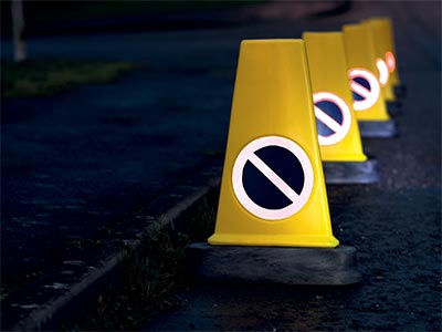 «Parkering forbudt»-kjegle