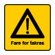 Privatrettslig skilt: Fare for takras